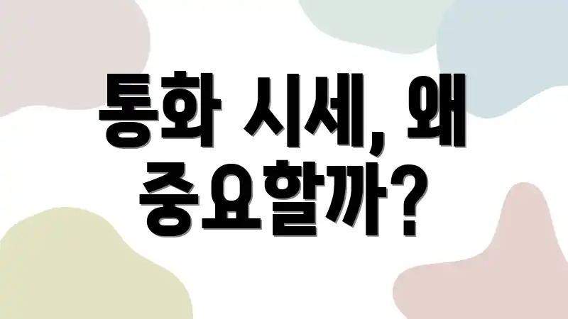 통화 시세, 왜 중요할까?