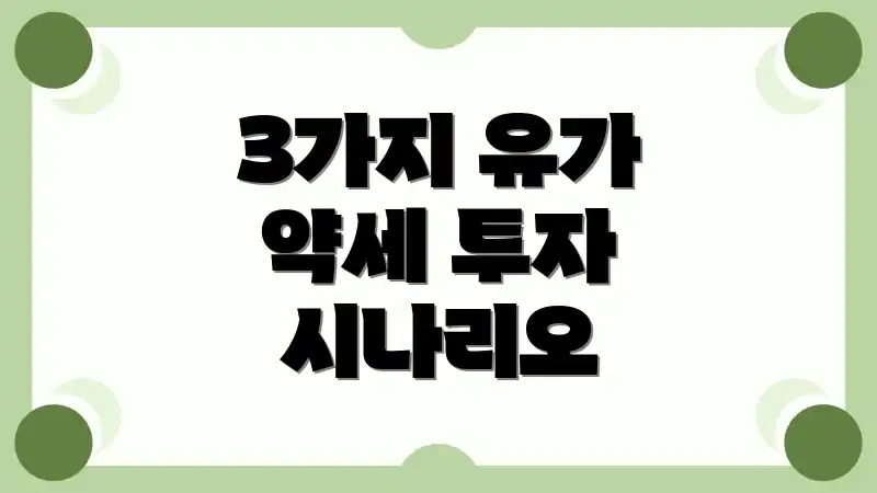 3가지 유가 약세 투자 시나리오